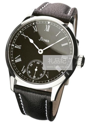 Stowa司多娃Marine classic系列Marine Original polished black roman numerals