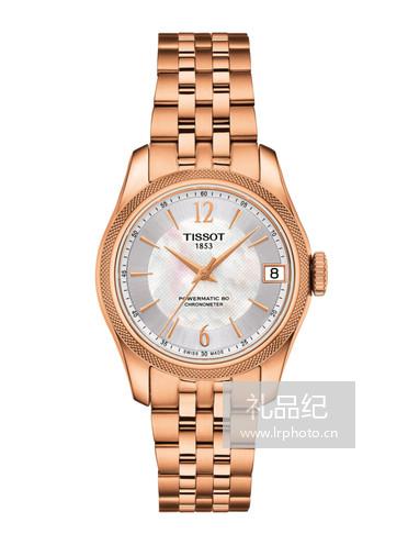 Tissot 天梭宝环系列天文台认证款钢带80机芯机械女表T1082083311700