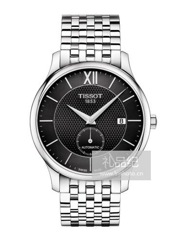 Tissot 天梭俊雅系列钢带机械男表T0634281105800