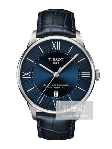 Tissot 天梭杜鲁尔系列皮带80机芯机械男表T0994071604800