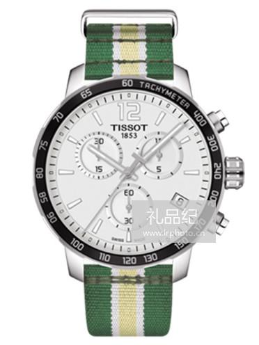 Tissot 天梭时捷系列NBA球队款尼龙带石英男表密尔沃基雄鹿队T0954171703724