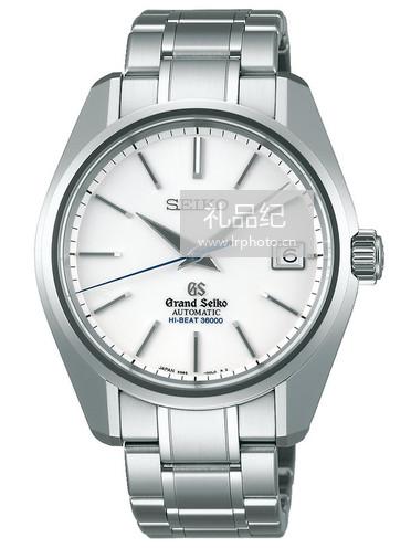 精工Grand Seiko系列自动上链36000转白钛腕表SBGH043