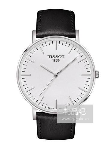 Tissot  天梭魅时系列皮带石英男表T1096101603100