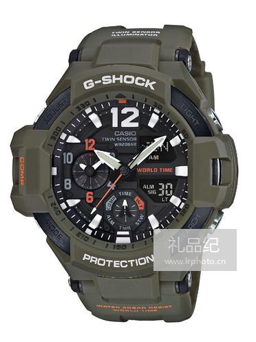 卡西欧G-SHOCK全新系列大展强悍军事风格男士腕表GA-1100KH-3A