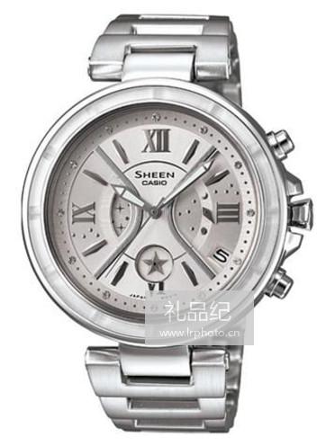 CASIO卡西欧SHEEN CHRONOGRAPH计时系列SHE-5515D-7A