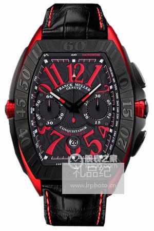 法穆兰CONQUISTADOR GPG系列9900 CC DT GPG（红色Ergal铝合金与黑钛）腕表