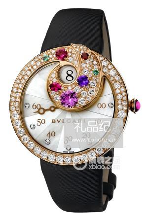 宝格丽高级珠宝腕表系列102007 BEP40WGD2LR腕表